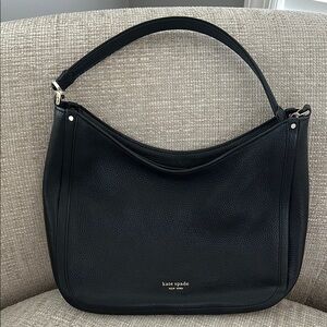 Kate Spade Black Leather Shoulder Bag